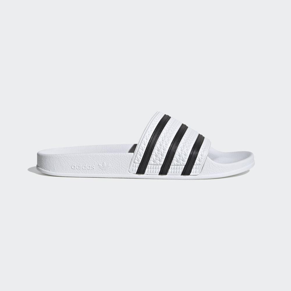Papuci Adidas Adilette Barbati Romania - Albi/Negrii 280648